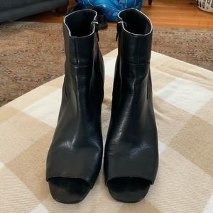Naked Boot Shoe Peep Toe Booties | Poshmark